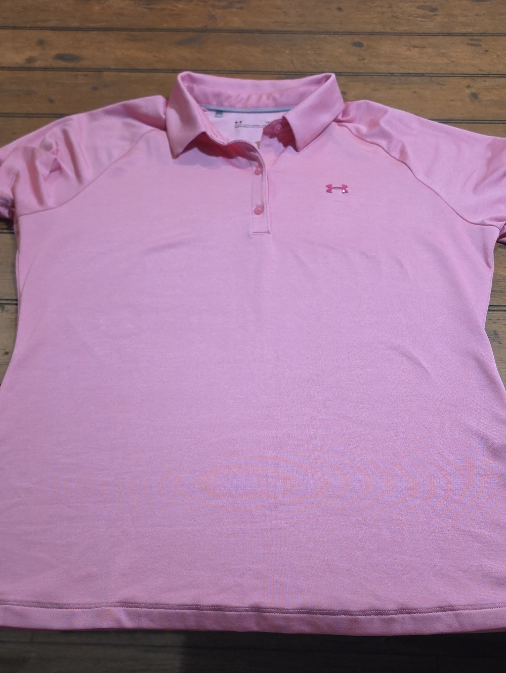 Under Armour Pink Short Sleeve Polo